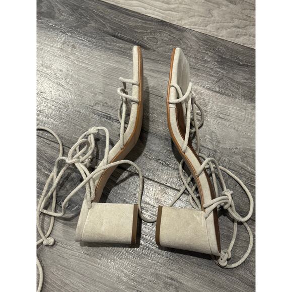 ALOHAS Paloma Lace Up Heeled Sandals Size 8 EU 39 EUC - Picture 3 of 6